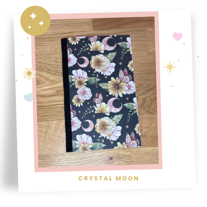 8x5 Crystal Moon (Ultra Bright White) Travelers Note Book