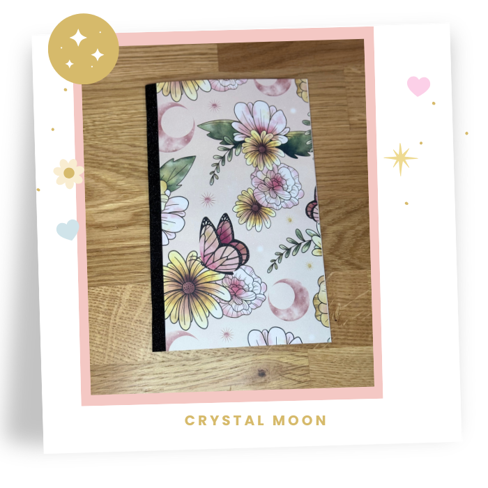 8x5 Crystal Moon (Ultra Bright White) Travelers Note Book