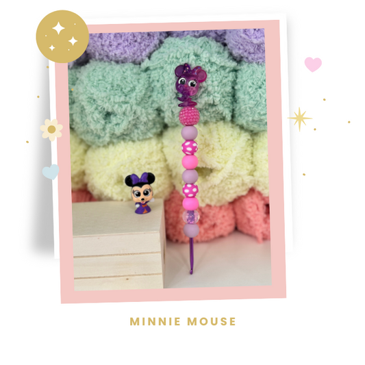 Interchangeable Topper Crochet Hook and/Or AmiStixTM - Made with Mickey Classics Doorables