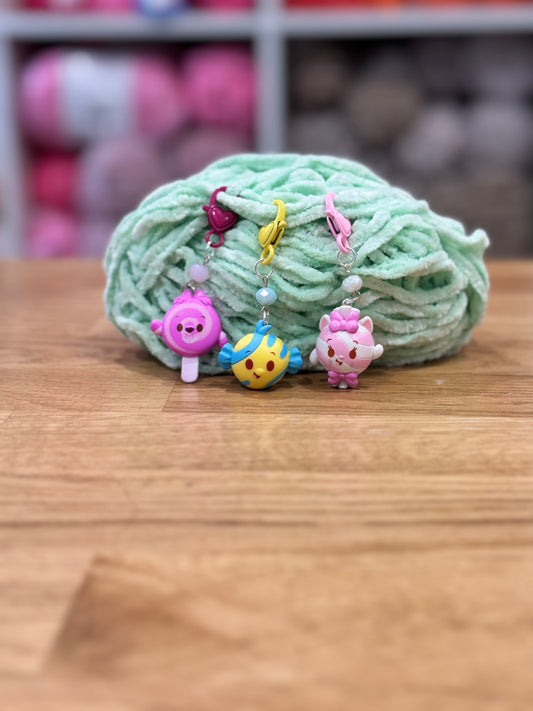 Stitchmarkers made with Disney Munchlins Mystery- preorder