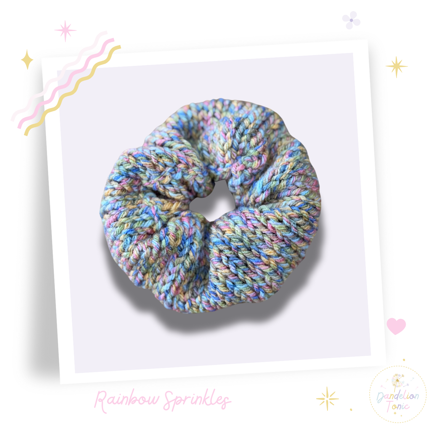 Knit Large Scrunchie