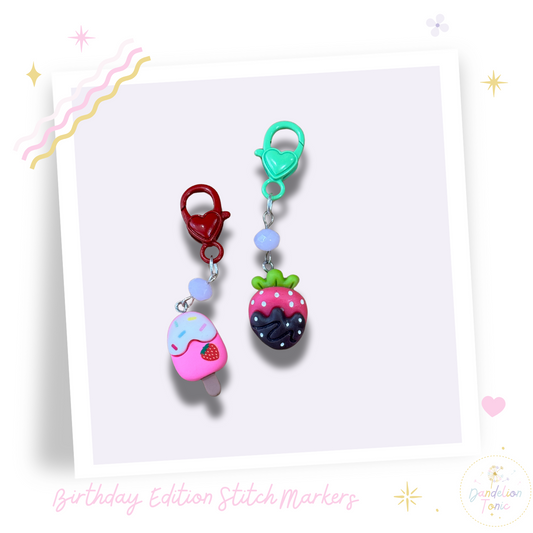 Birthday Edition Stitch Markers