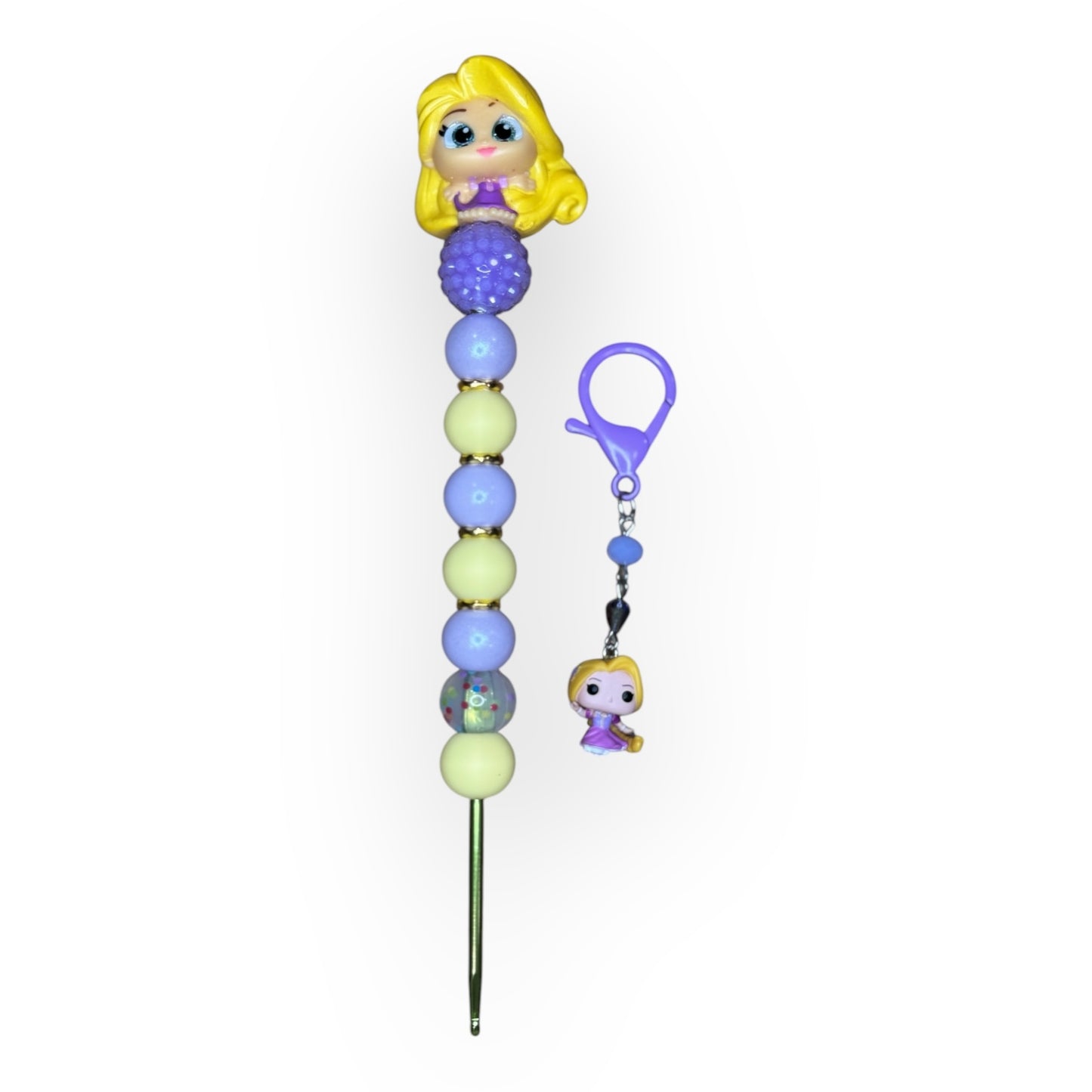 Beaded Crochet Hook and Market Set Made with Princess Disney Doorables