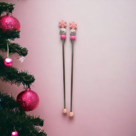 Ami Stitch Stix Pink Christmas