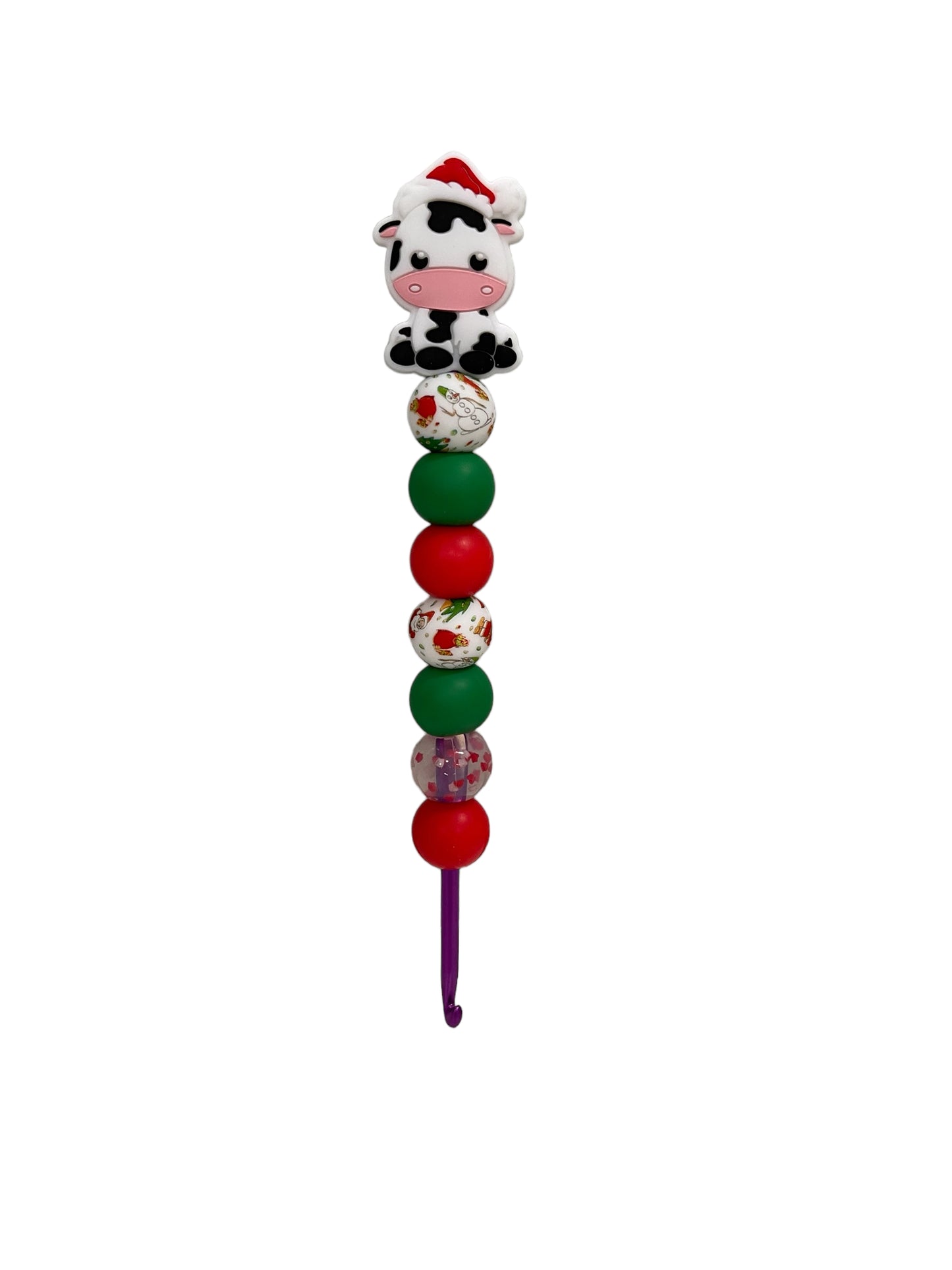 Crochet Hook Christmas Cow