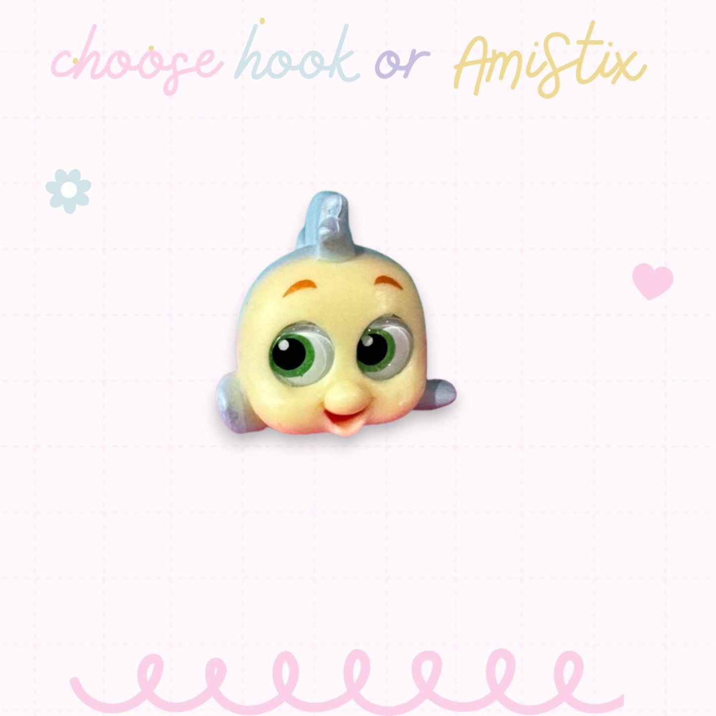 Choose Beaded Crochet Hook and/Or AmiStixTM - Made with Little Mermaid Disney Doorables