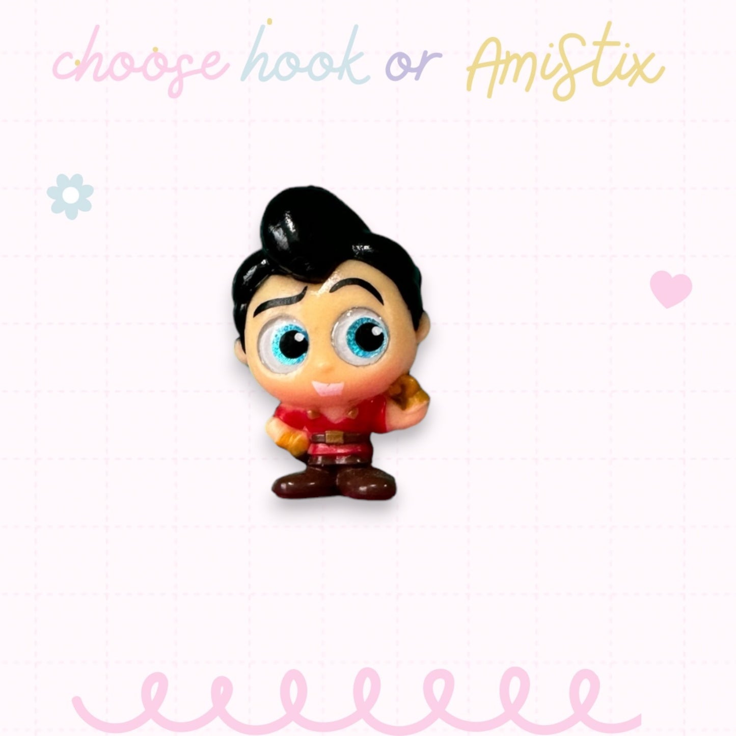 Choose Beaded Crochet Hook and/Or AmiStixTM - Made with Beauty and the Beast Disney Doorables