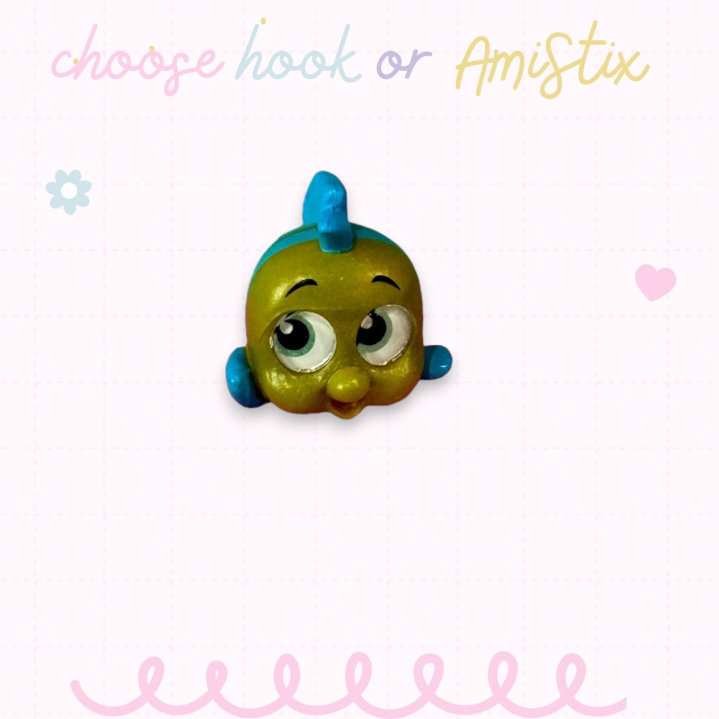 Choose Beaded Crochet Hook and/Or AmiStixTM - Made with Little Mermaid Disney Doorables