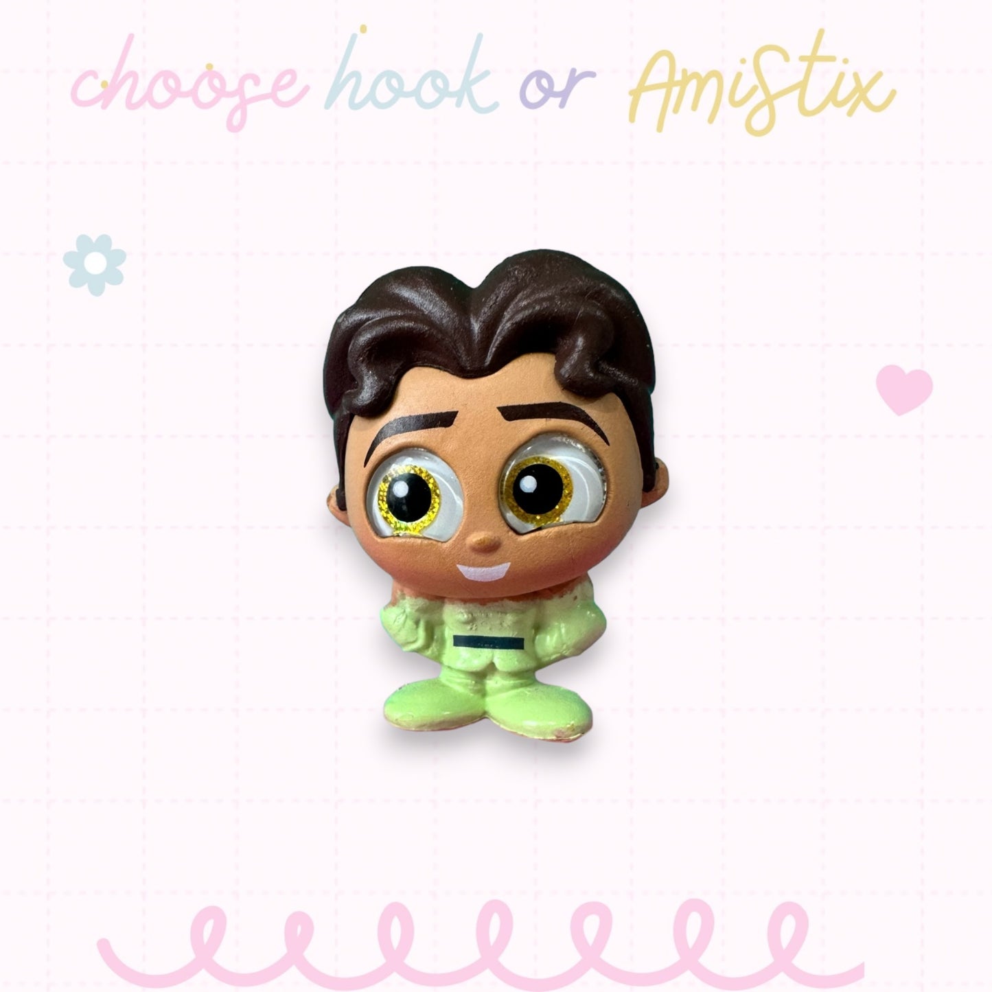 Choose Beaded Crochet Hook and/Or AmiStixTM - Made with Tiana Disney Doorables