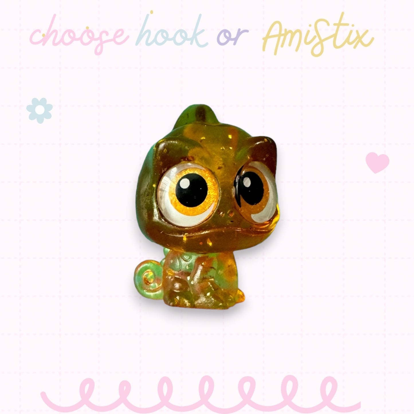 Choose Beaded Crochet Hook and/Or AmiStixTM - Made with Rapunzel Disney Doorables