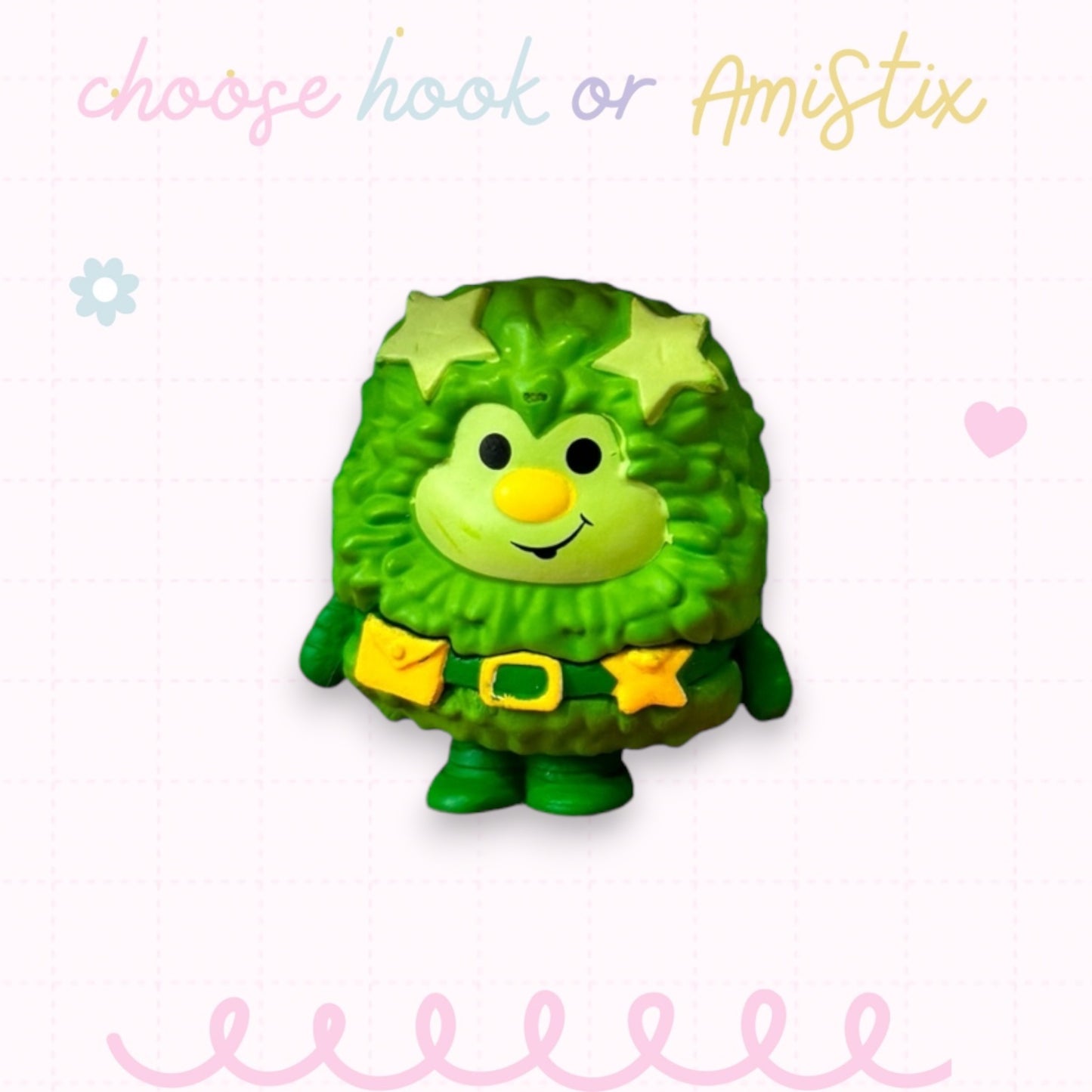 Choose Beaded Crochet Hook and/Or AmiStixTM -  Made with Rainbow Brite Cheebee!