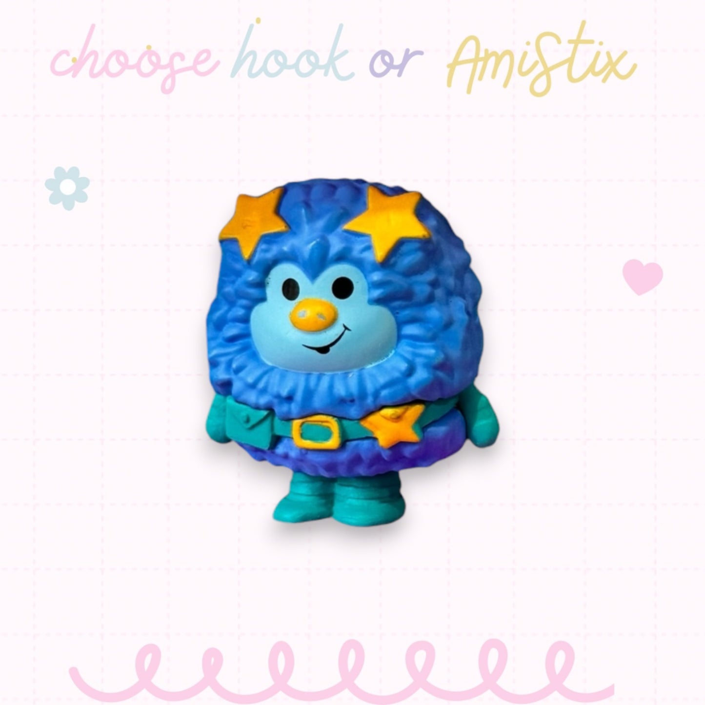 Choose Beaded Crochet Hook and/Or AmiStixTM -  Made with Rainbow Brite Cheebee!