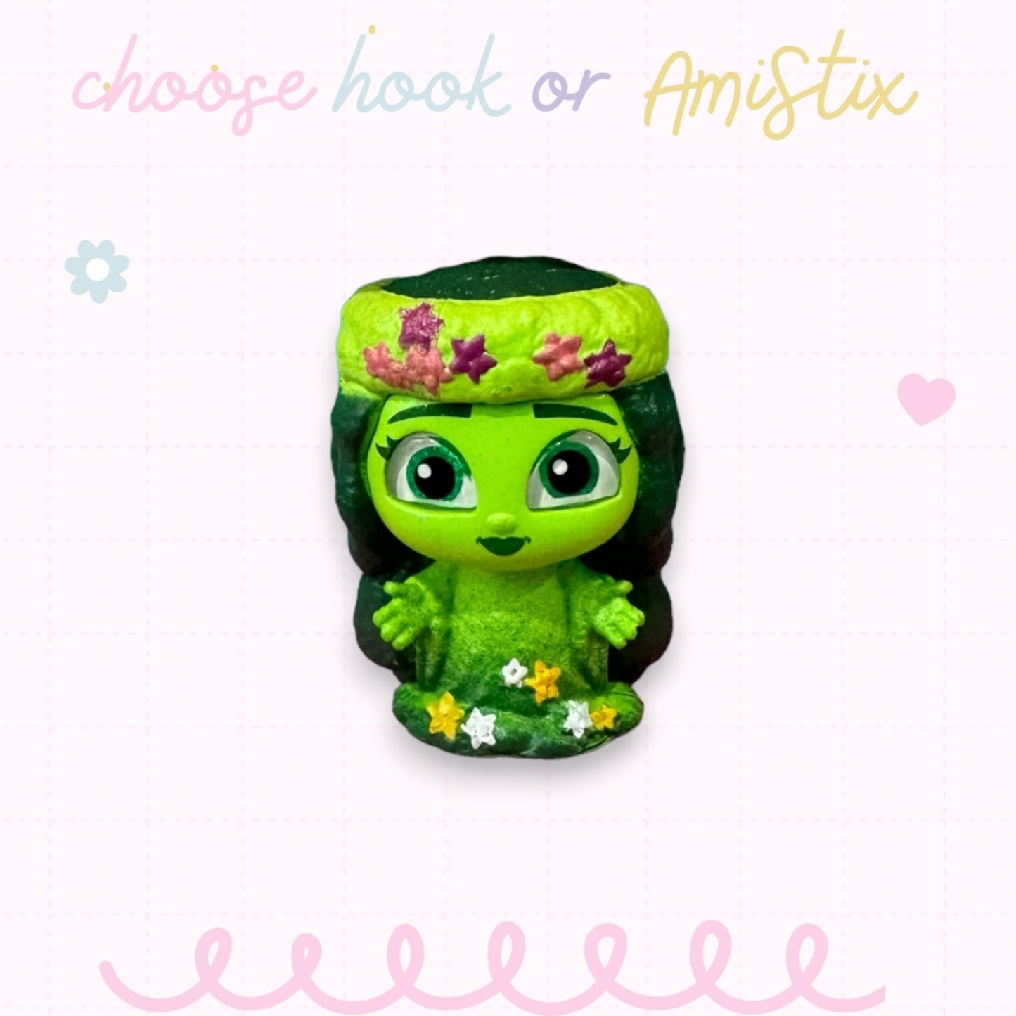 Choose Beaded Crochet Hook and/Or AmiStixTM - Made with Moana Disney Doorables