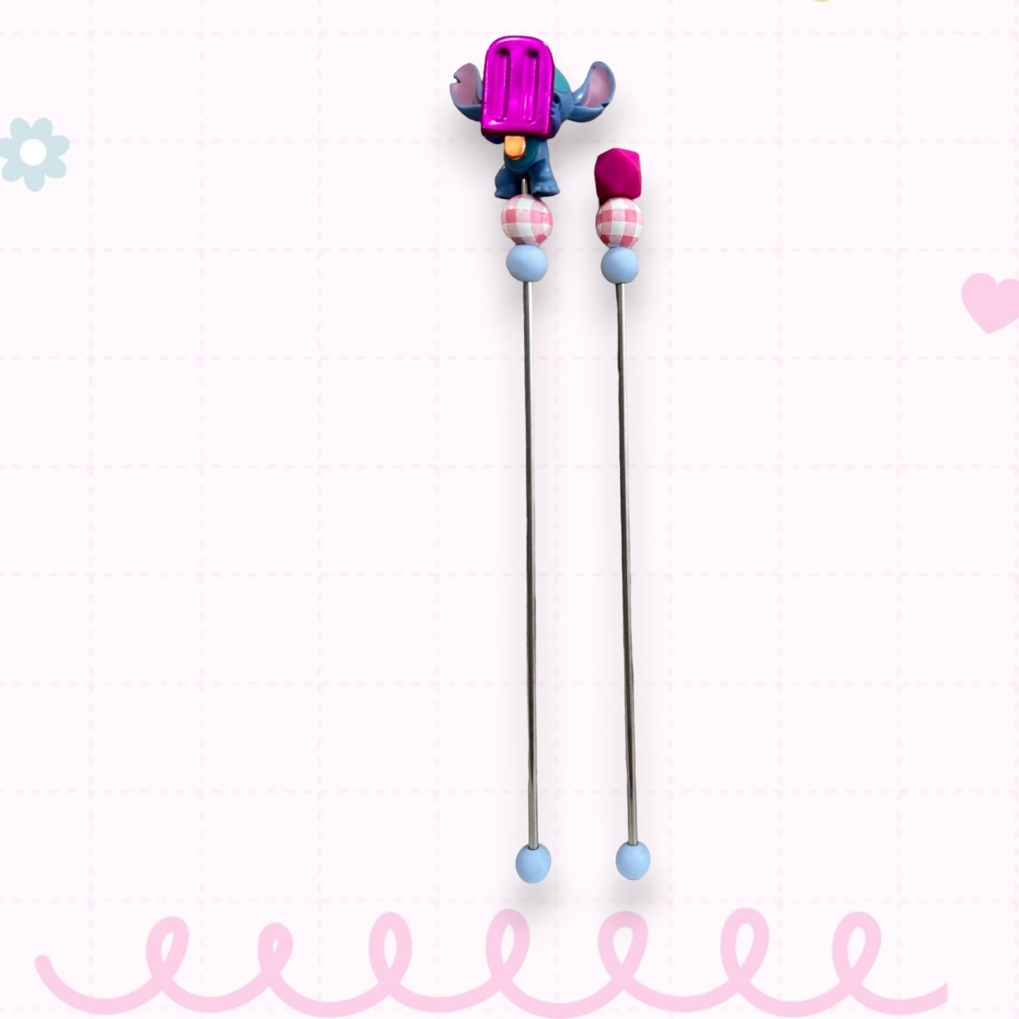 AmiStix™️ tool w/ Disney Collectible Stitch - Pink Popsicle