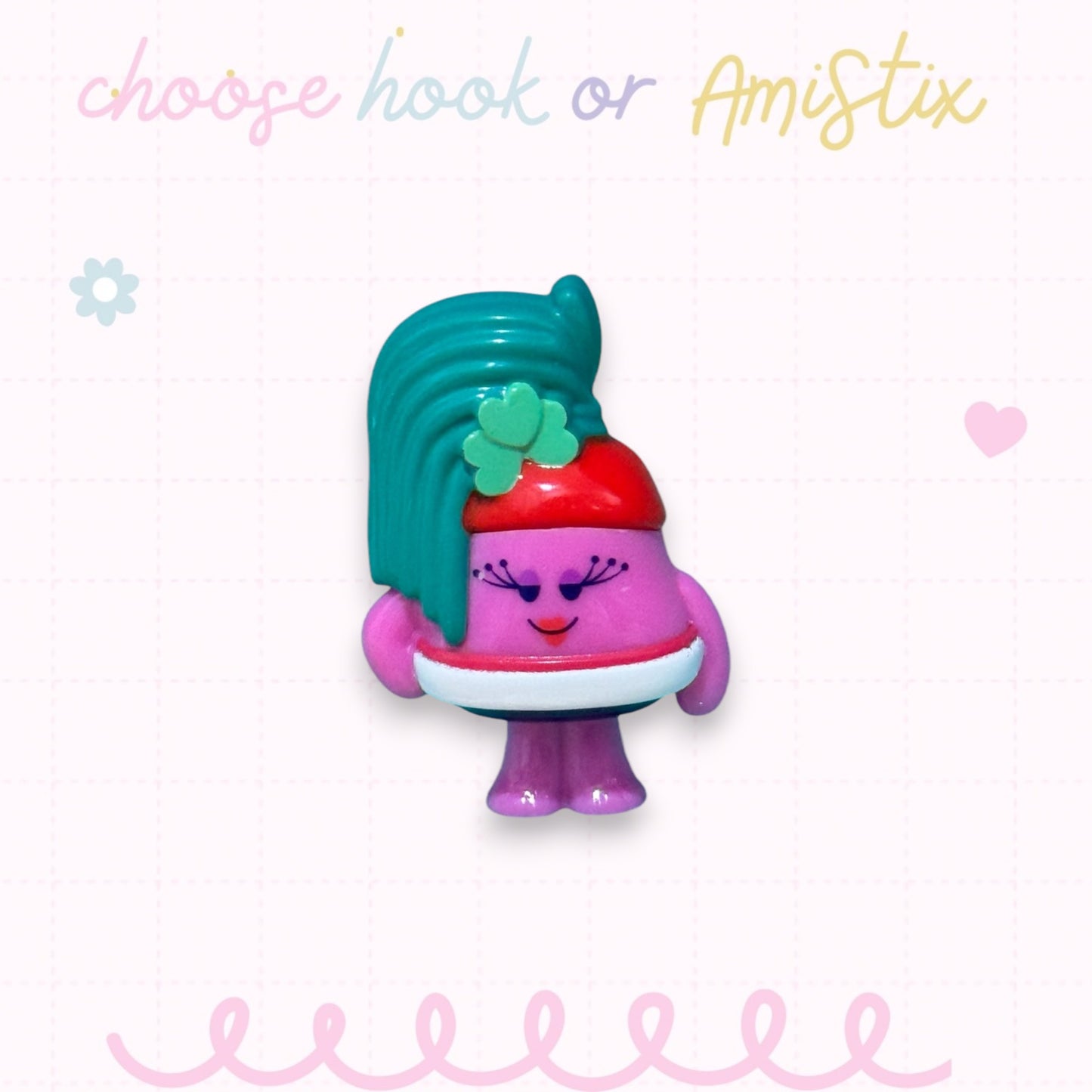 Choose Beaded Crochet Hook and/Or AmiStixTM - Made with Trolls Mineez by Dreamworks