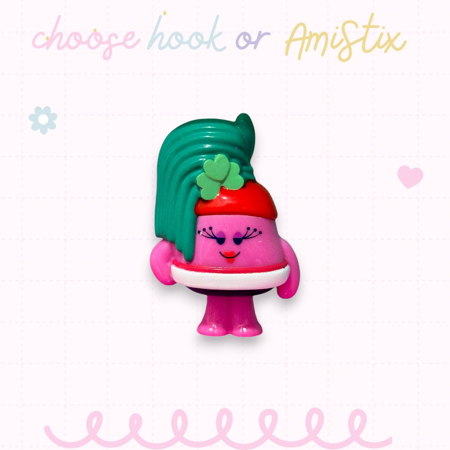 Choose Beaded Crochet Hook and/Or AmiStixTM - Made with Trolls Mineez by Dreamworks