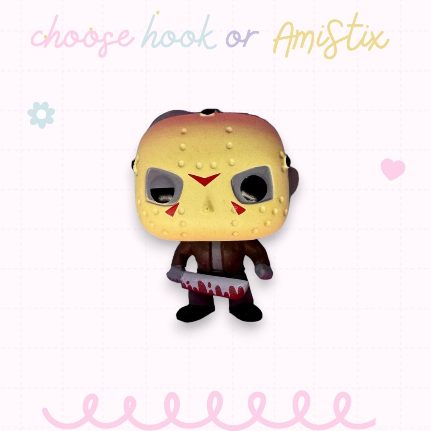 Choose Beaded Crochet Hook and/Or AmiStixTM - Made with Funko Pocket Pop Horror