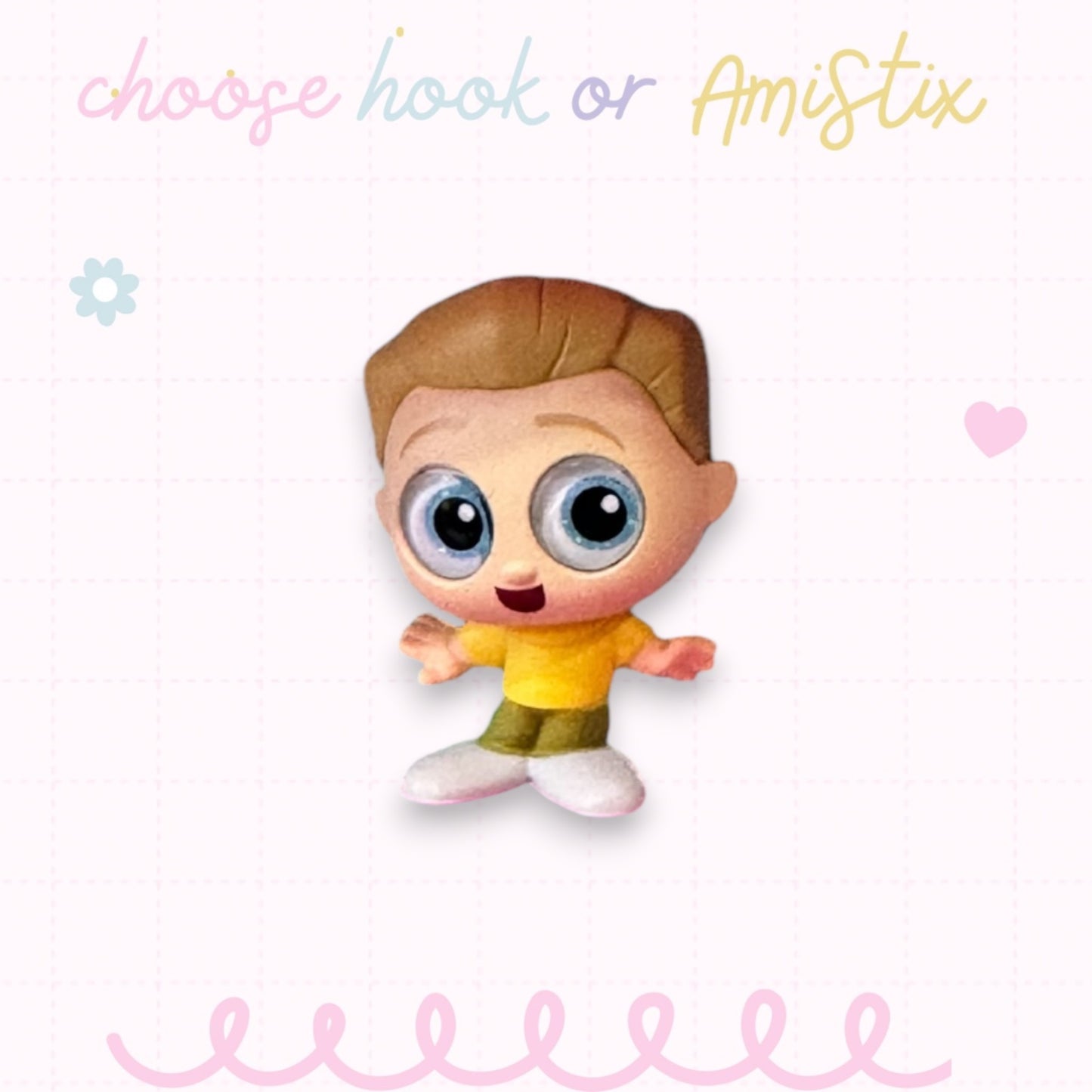 Choose Beaded Crochet Hook and/Or AmiStixTM -  Made with Incredibles Disney Doorables