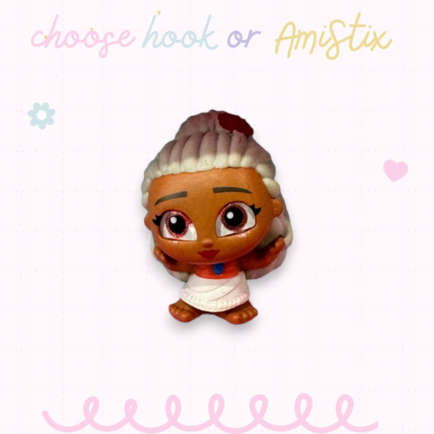 Choose Beaded Crochet Hook and/Or AmiStixTM - Made with Moana Disney Doorables