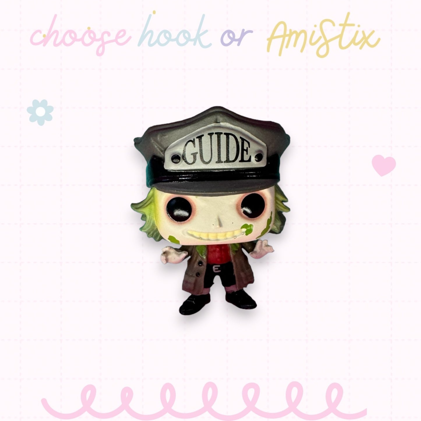 Choose Beaded Crochet Hook and/Or AmiStixTM - Made with Funko Pocket Pop Horror Doorables