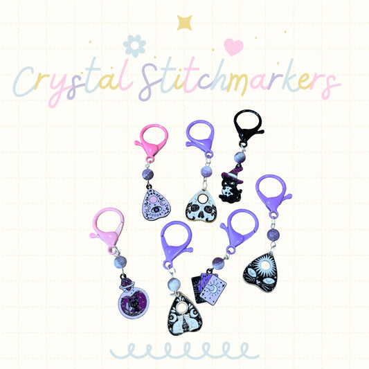 Dream Amethyst Halloween Theme Stitch Markers