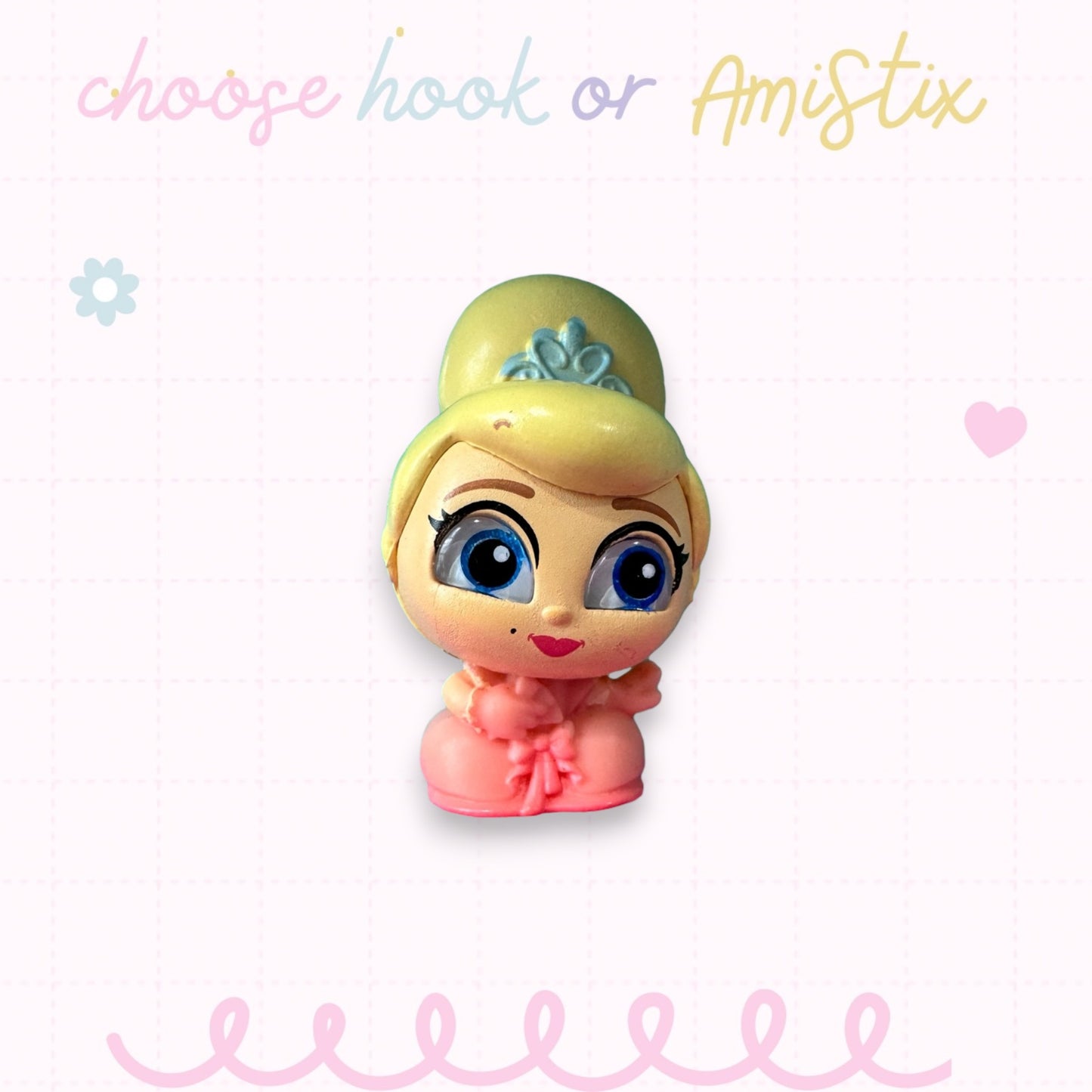 Choose Beaded Crochet Hook and/Or AmiStixTM - Made with Tiana Disney Doorables