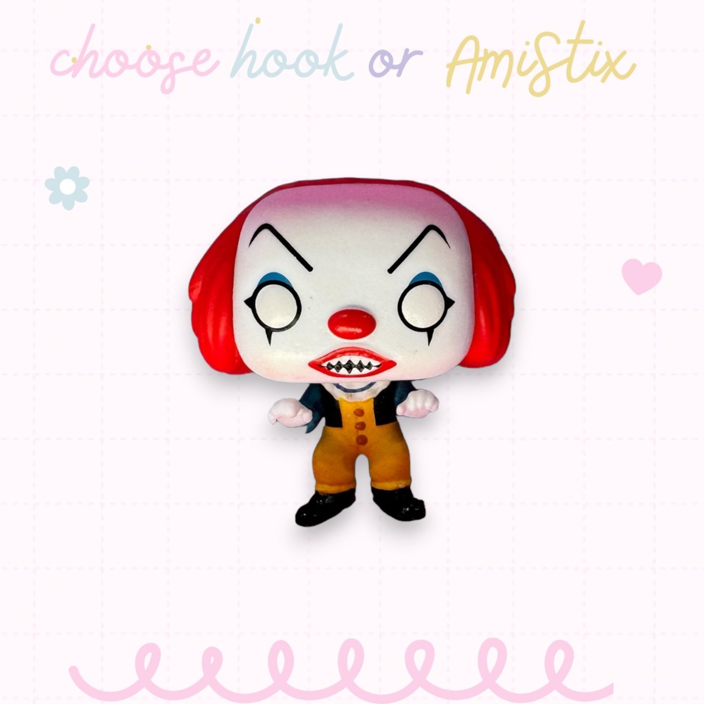 Choose Beaded Crochet Hook and/Or AmiStixTM - Made with Funko Pocket Pop Horror Doorables