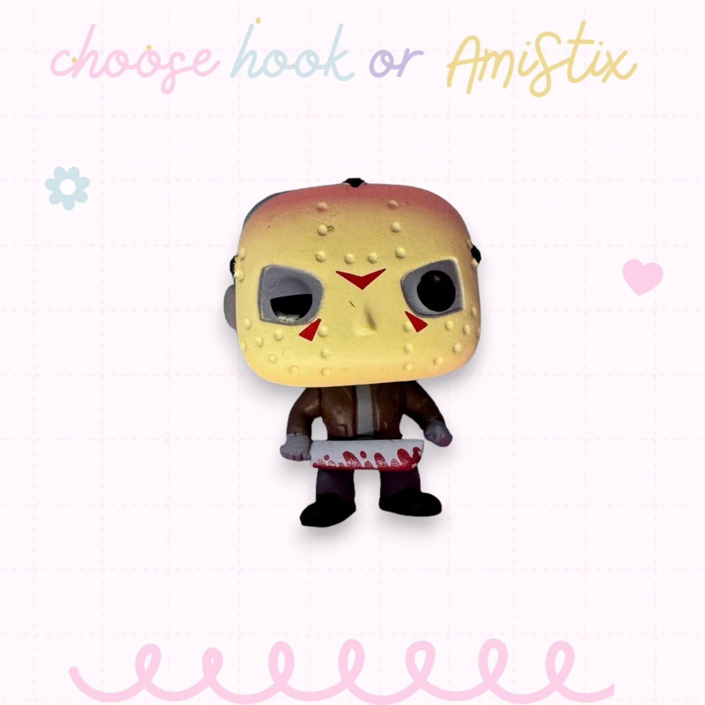 Choose Beaded Crochet Hook and/Or AmiStixTM - Made with Funko Pocket Pop Horror Doorables