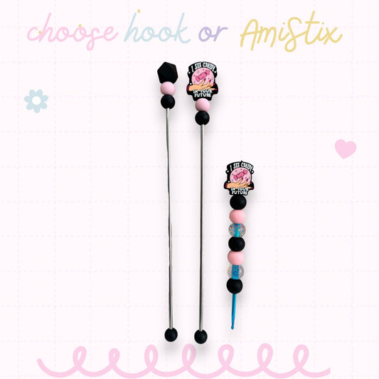 Choose Beaded Crochet Hook and/Or AmiStixTM - I see Candy in your Future