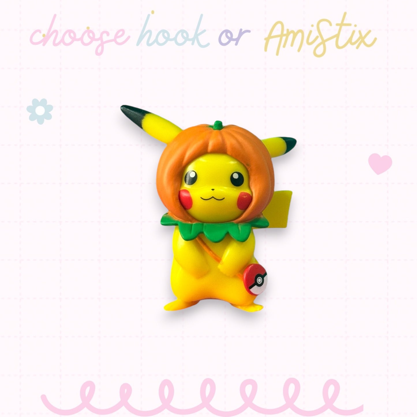 Choose Beaded Crochet Hook and/Or AmiStixTM -  Pokemon Halloween Speciall Edition Battle Figure