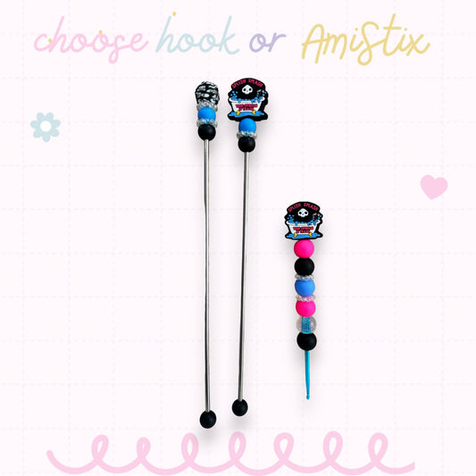 Choose Beaded Crochet Hook and/Or AmiStixTM - Splish Splash your opinion is Trash