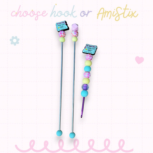 Choose Beaded Crochet Hook and/Or AmiStixTM - The Good News