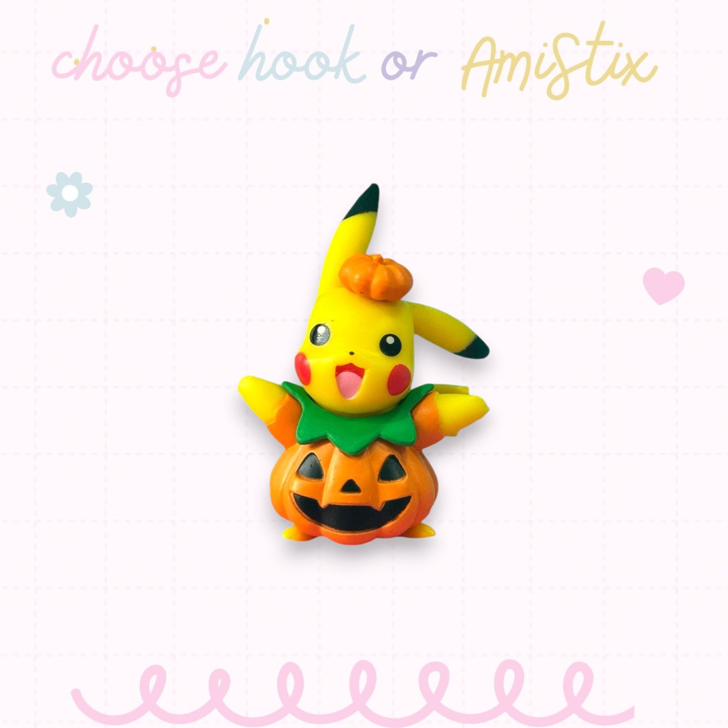 Choose Beaded Crochet Hook and/Or AmiStixTM -  Pokemon Halloween Speciall Edition Battle Figure