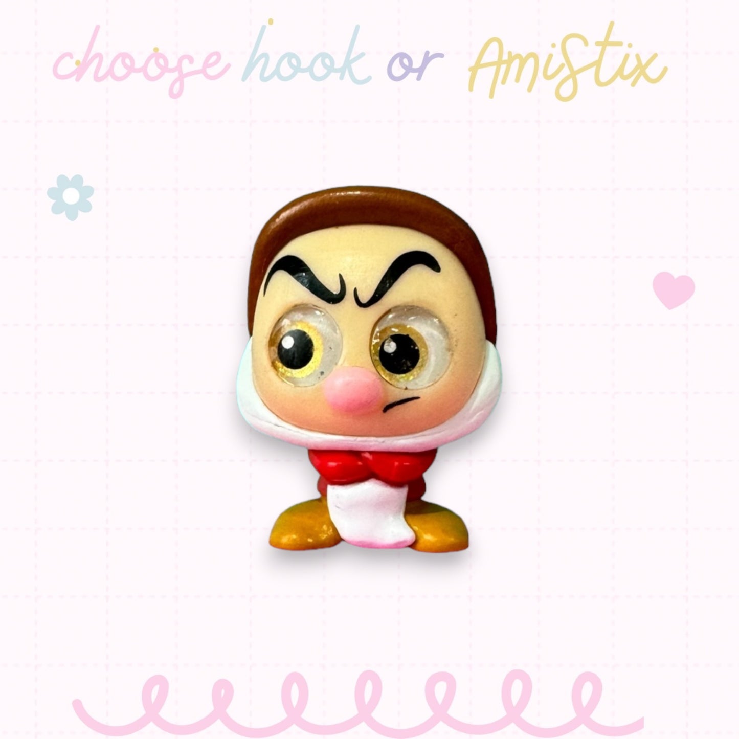 Choose Beaded Crochet Hook and/Or AmiStixTM - Made with Snow White Disney Doorables