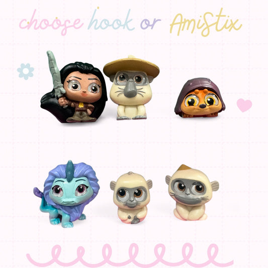 Choose Beaded Crochet Hook and/Or AmiStixTM - Made with Raya And the Last Dragon Disney Doorables