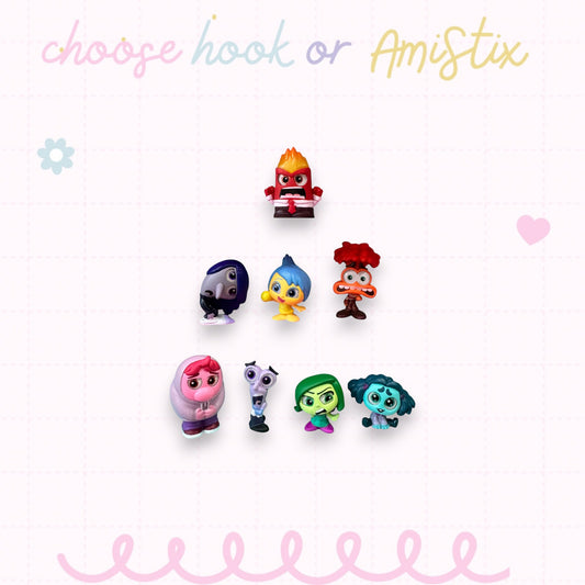 Choose Beaded Crochet Hook and/Or AmiStixTM - Made with Inside Out Disney Doorables