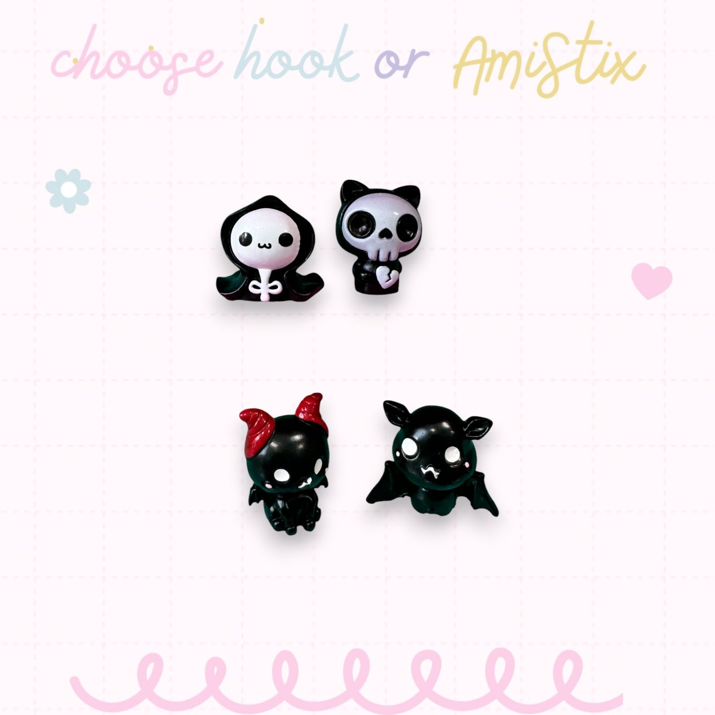 Choose Beaded Crochet Hook and/Or AmiStixTM -  Night Dwellers