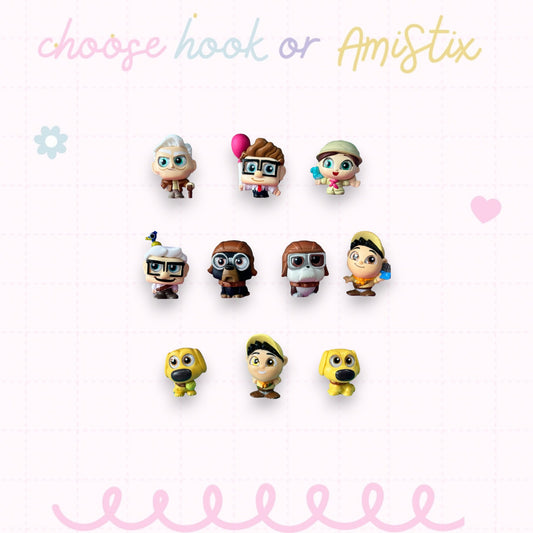 Choose Beaded Crochet Hook and/Or AmiStixTM - Made with Up Doorables