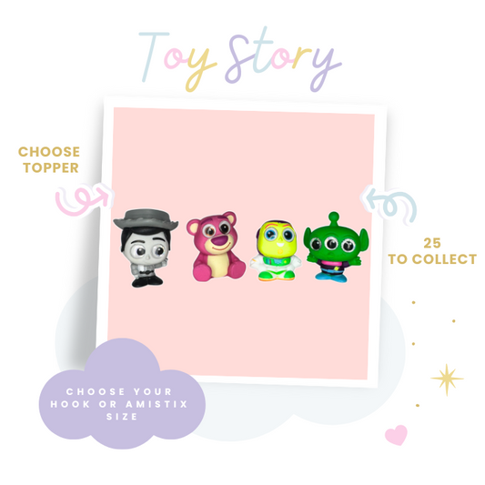 Beaded Crochet Hook and/Or AmiStixTM - Made with Toy Story Doorables