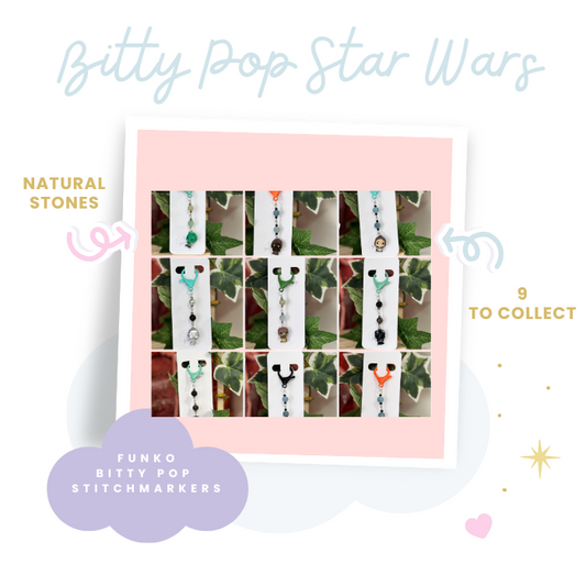 Stitchmarkers made with Disney Star Wars Bitty Pop