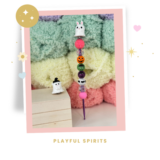 Interchangeable Topper Crochet Hook - Playful spirits