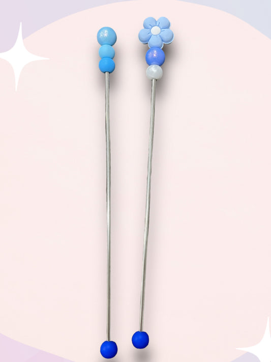 Ami Stitch Stix blue flower