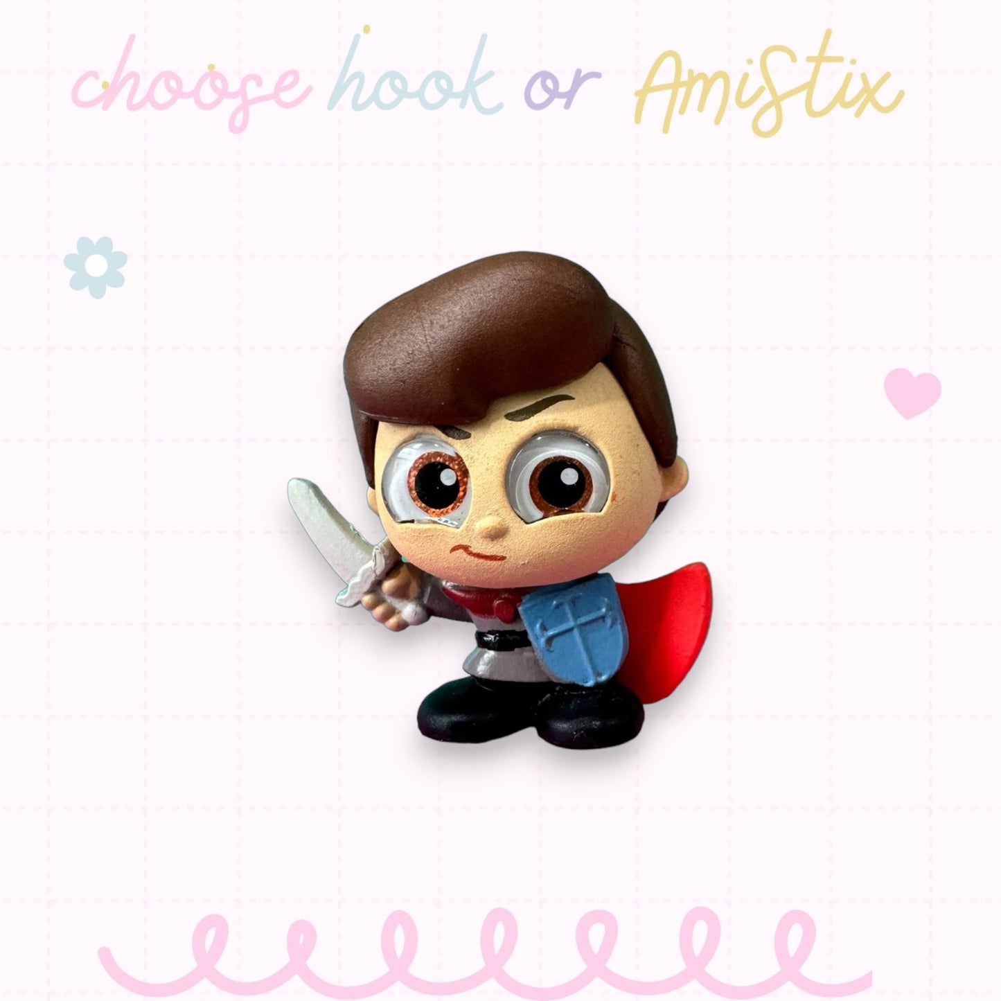 Choose Beaded Crochet Hook and/Or AmiStixTM - Made with Sleeping Beauty Disney Doorables