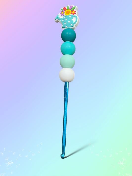 Teal Flower Pot