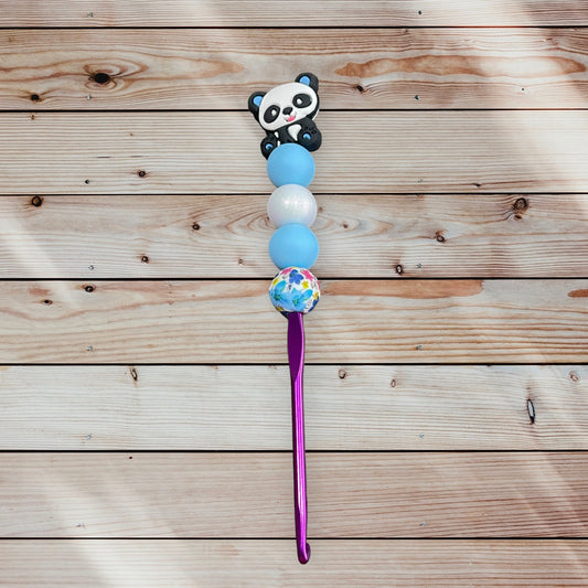 Flower Blue Panda